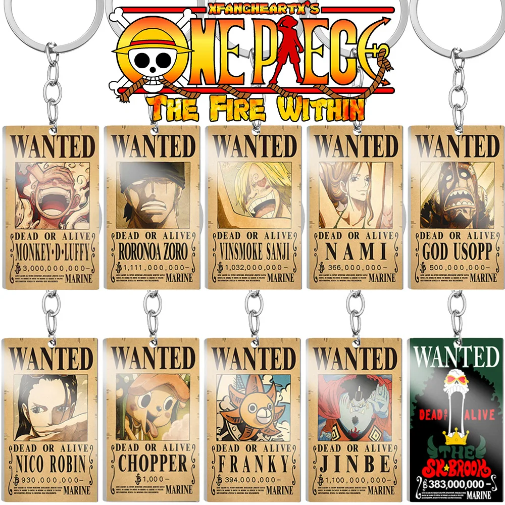 

One Piece Anime Poster Piratesreward Titanium Steel Cube Keychain Nika Luffy Boa Hancock Roronoa Zoro Kids Gift Toy Ornament