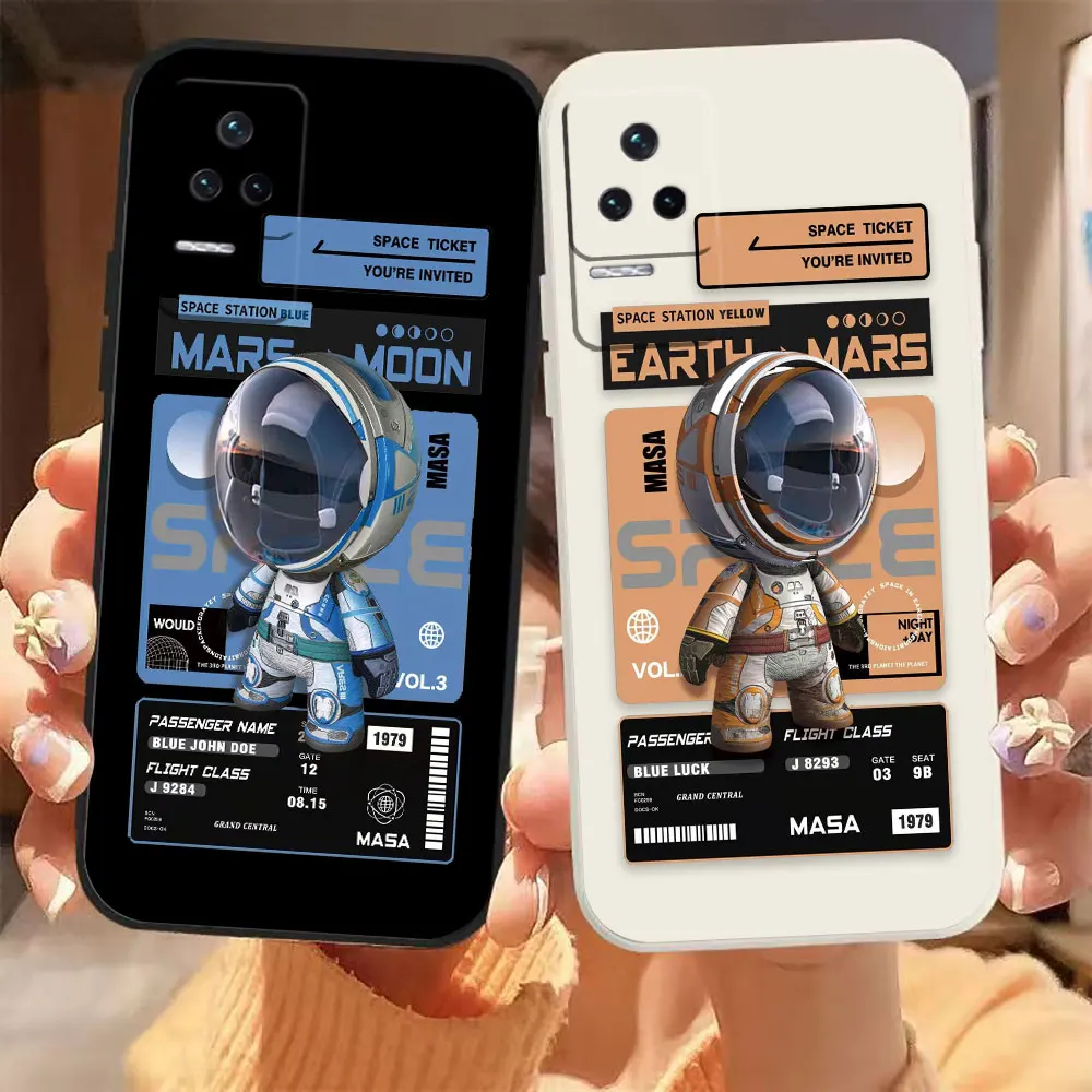 

Luxurious Stylish Space Astronauts Case For Redmi K60E K60 K50 K40S K40 K30 K20 12C 10C 9A 9 8A 8 10X 10A Pro 4G 5G Gaming Case