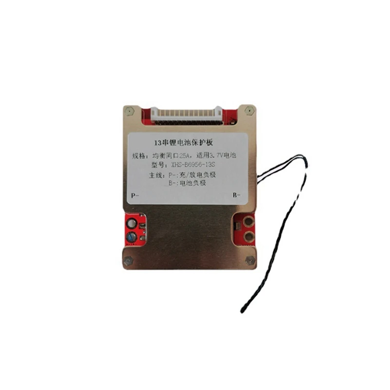 

13 Strings 48V25A With Balanced Lithium Battery Protection Board Electric Vehicle Power Protection Board
