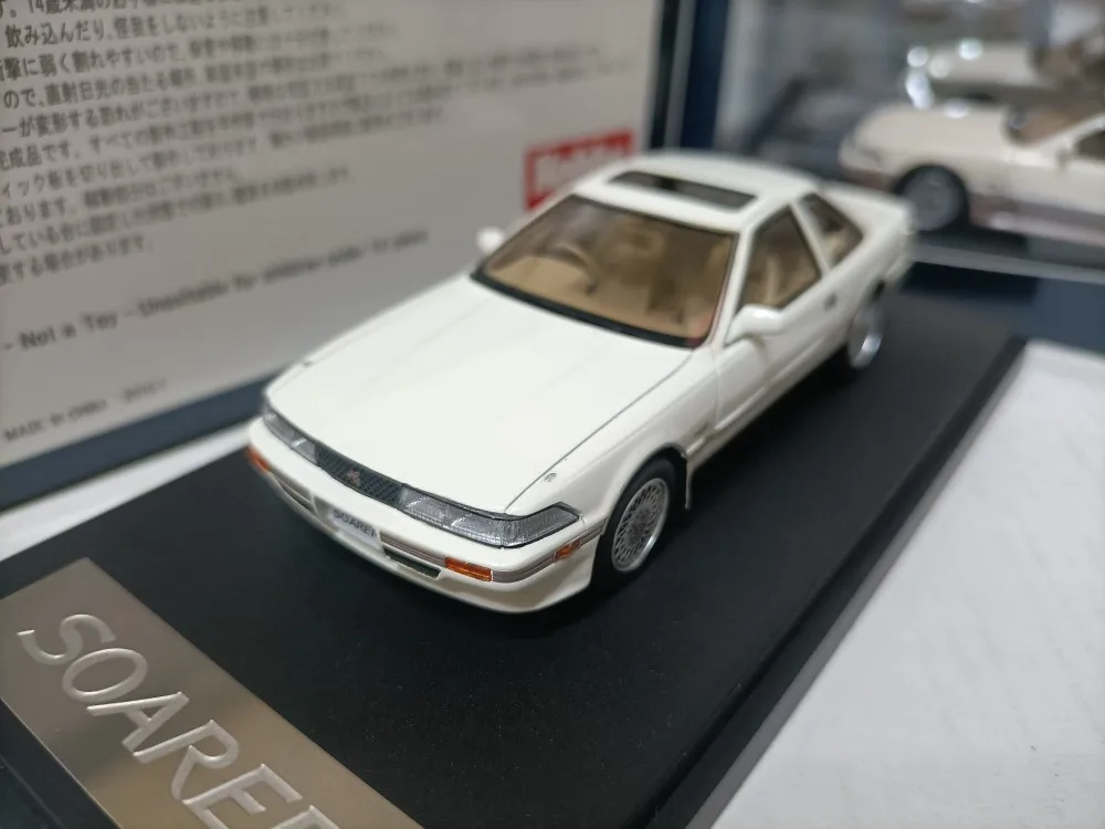 

MARK43 1 43 Toyota Soarer 3.0GT ограниченная яркая белая модель автомобиля купе
