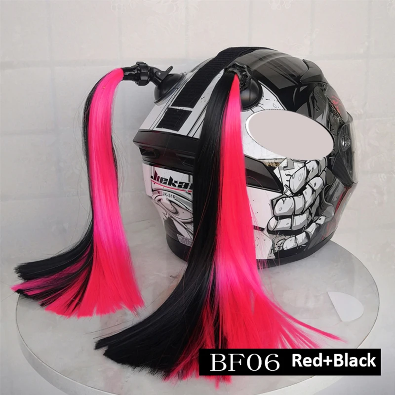 Модные детские косички для мотоциклетного шлема сделай сам 2 шт./компл. женские