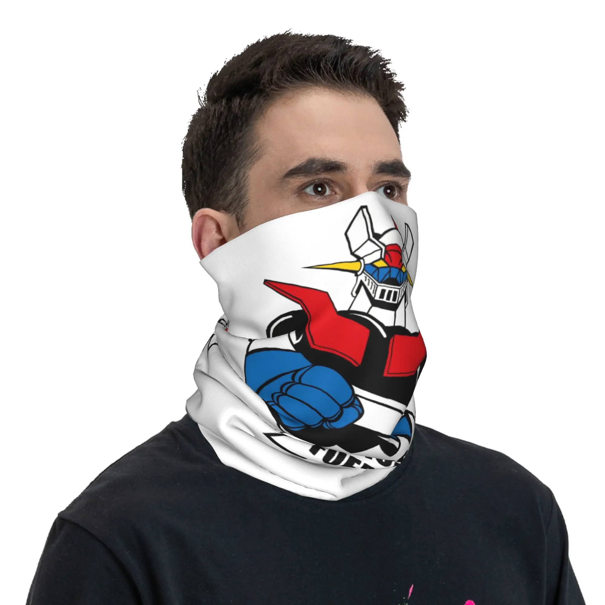 Пользовательские Grendizer поп-культура мультфильм бандана для шеи теплые мужские и