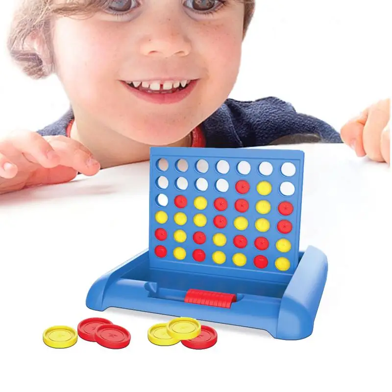 

4 In A Row Game Foldable Board Line Up 4 Game Family Picnic Camping Party Travel Classic Board Game Toy For Kids And Adults