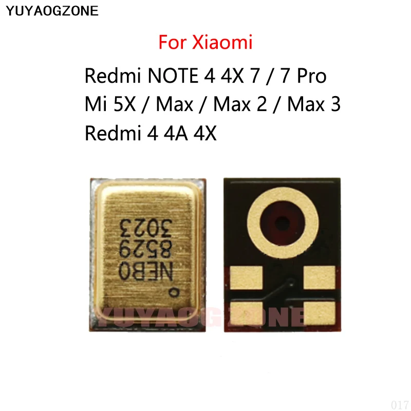 

2PCS/Lot For Xiaomi Redmi NOTE 7 Pro / NOTE 4 4X / Mi Max 2 3 5X Mic Speaker Redmi 4 4A 4X Inner Microphone Transmitter