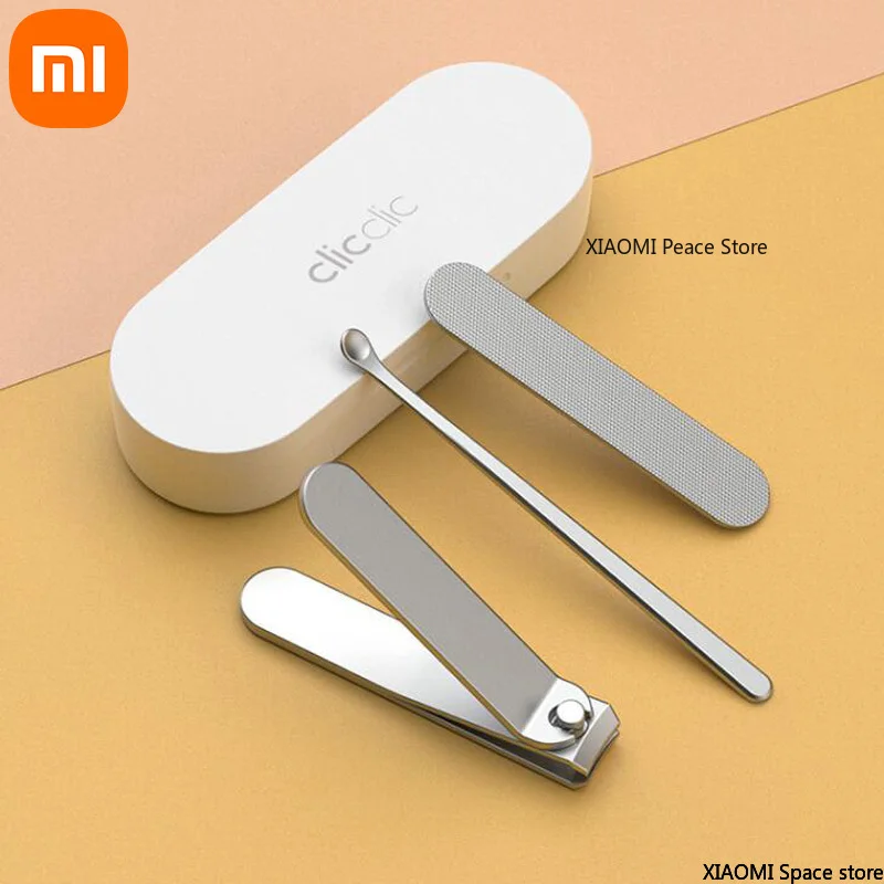 

Набор кусачек для ногтей Xiaomi из нержавеющей стали с крышкой от брызг триммер для педикюра кусачки для ногтей профессиональная пилка