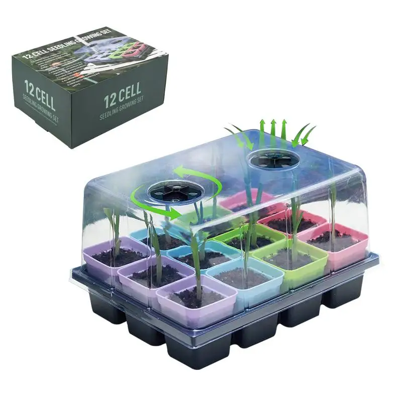 

Germination Trays Seedling Tray Garden Plant Germination Kit Seed Starting Tray Hand Tool Kits For Indoor Outdoor Plants Growing