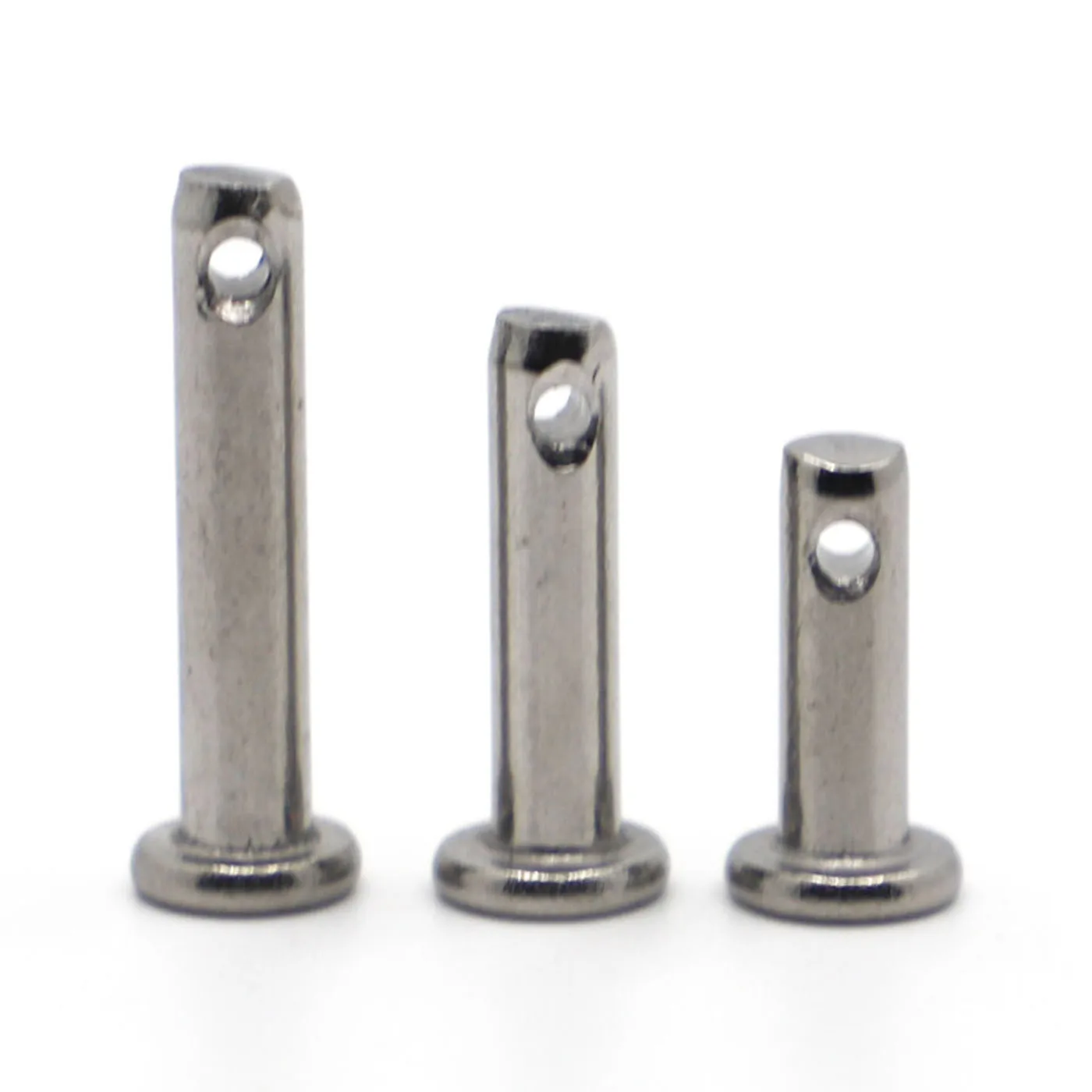 M3 M4 M5 M6 M8 M10 304 Stainless Steel Axis Pin Roll Flat Head Cylindrical Pin With Hole Locating Pins GB882