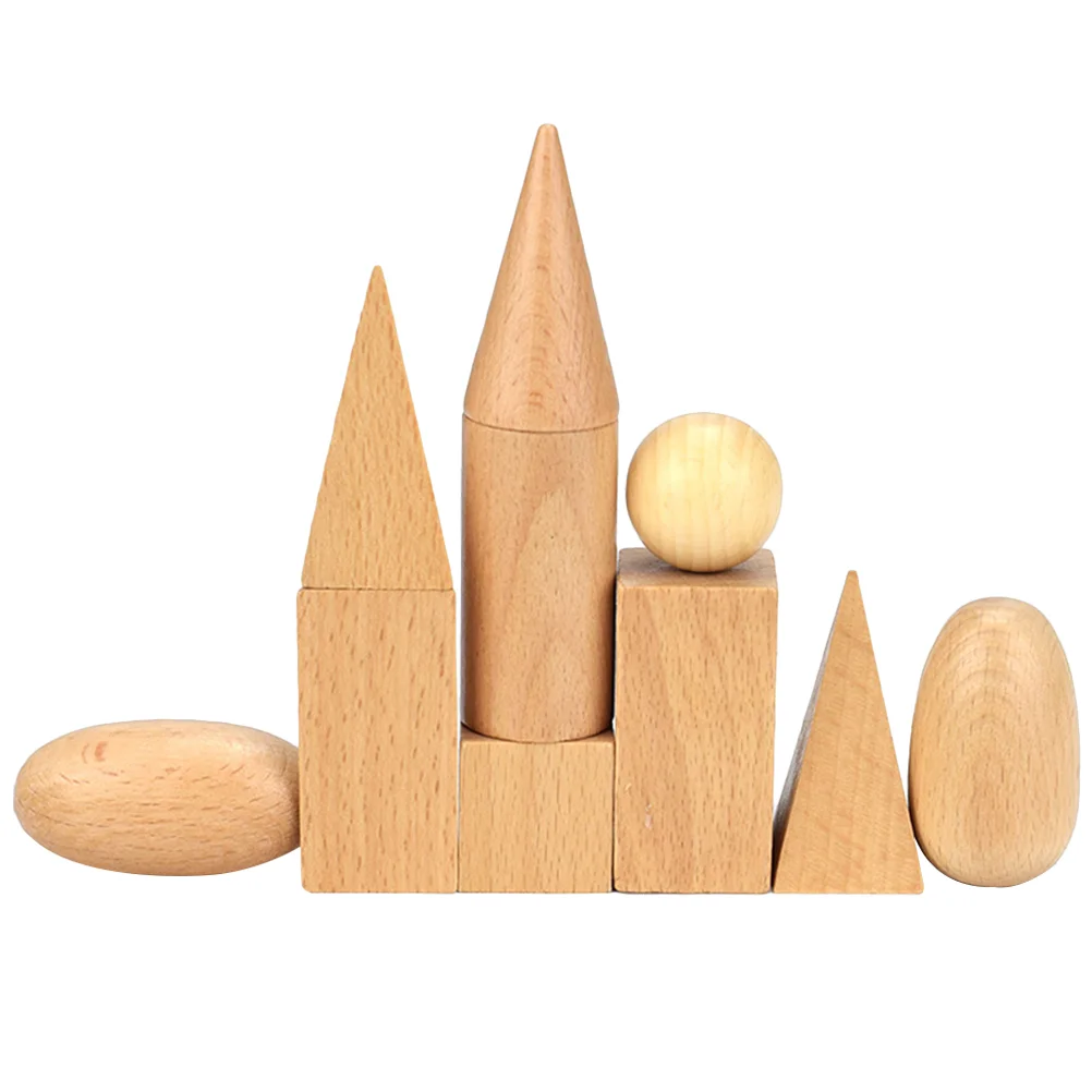

1 Set of Creative Smooth Joyful Geometric Plaything Educational for Kid