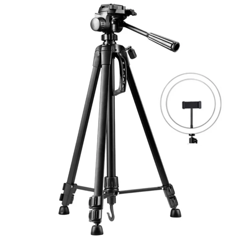 

RISE-10-Inch Fill Light Tripod 360 Degree Retractable And Height-Adjustable Portable Camera Mobile Phone Live Flash Bracket