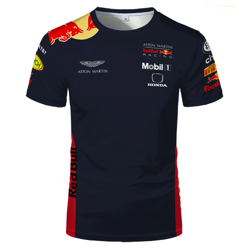 

F1 T-Shirt Men Women 3D Printing Short Sleeve Top Oversized 2022 Summer New Red Formula One Extreme Sports Fans Breathable