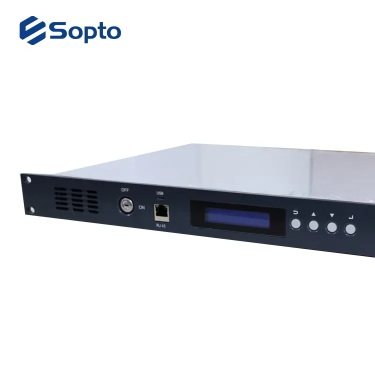 Оптический передатчик Sopto 1550 нм CATV с прямой модуляцией 7 дБм 220 В переменного тока