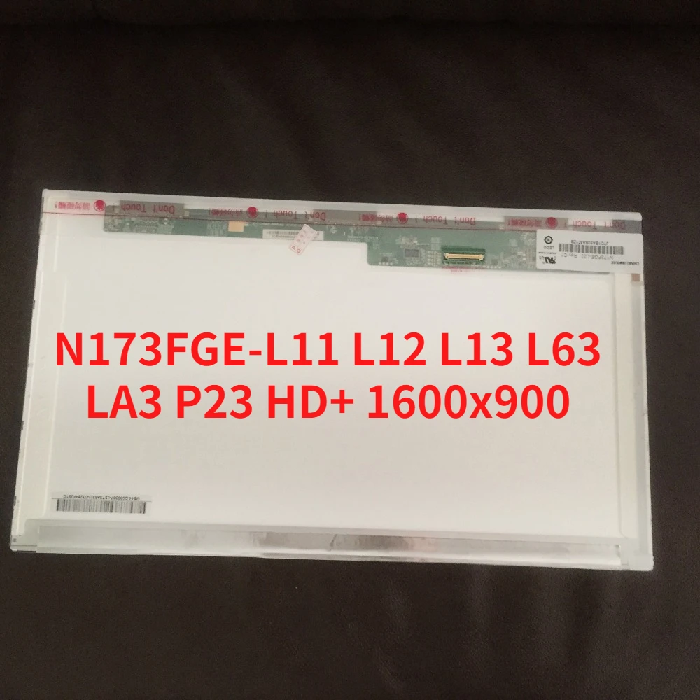 

ЖК-экран для ноутбука 17,3 дюйма подходит для модели 55, 12, L13, L63, LA3, P23, HD +, 1600x900, новая Замена