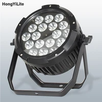 led flat waterproof 18x18w dmx light led wash dj controller party disco bar strobe dimming effect projector for outdoors