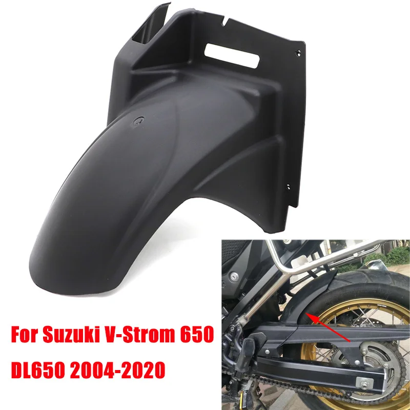 

For Suzuki V-Strom 650 DL650 2004 - 2020 Rear Fender Splash Mud Dust Guard Mudguard Cover Mudflap V-Strom650 VStrom 650 DL650