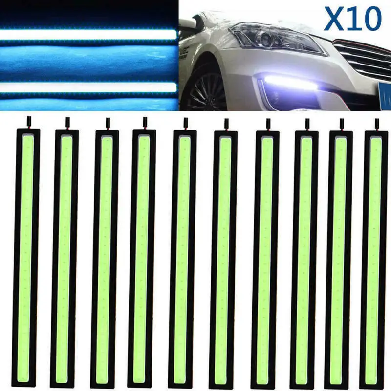 

10pcs Car Ice Blue LED COB Daytime Running Lights Car Auto DRL Fog Driving Lamp Car Boat Atmosphere Lamp Waterproof Signal Light
