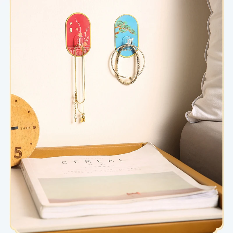 8 шт./коробка настенные крючки-держатели для пальто и ключей