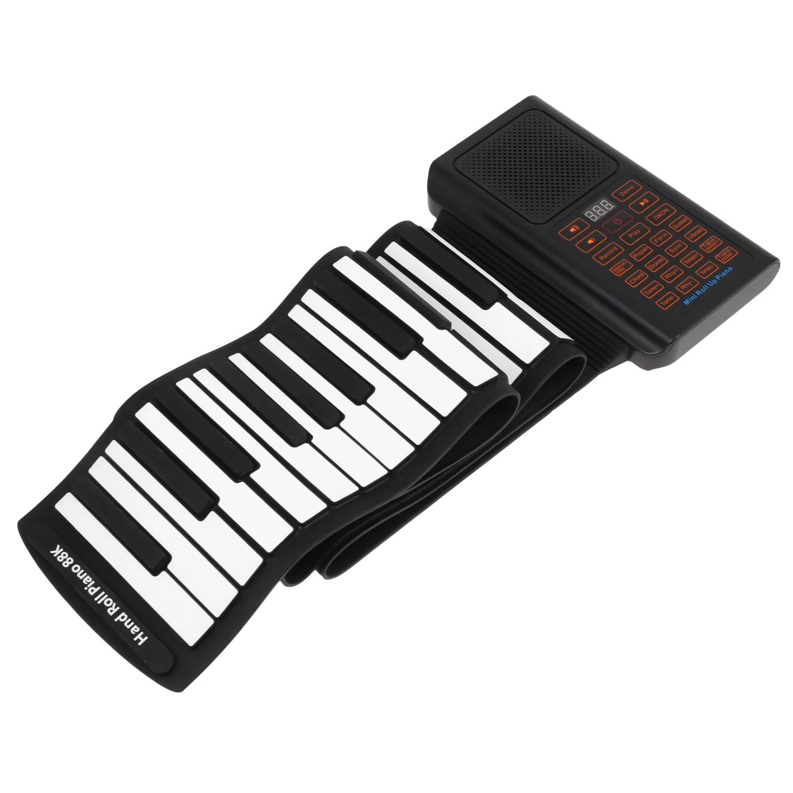 

88 Keys Foldable Piano Portable Rechargeable Hand Rolled Electronic Piano