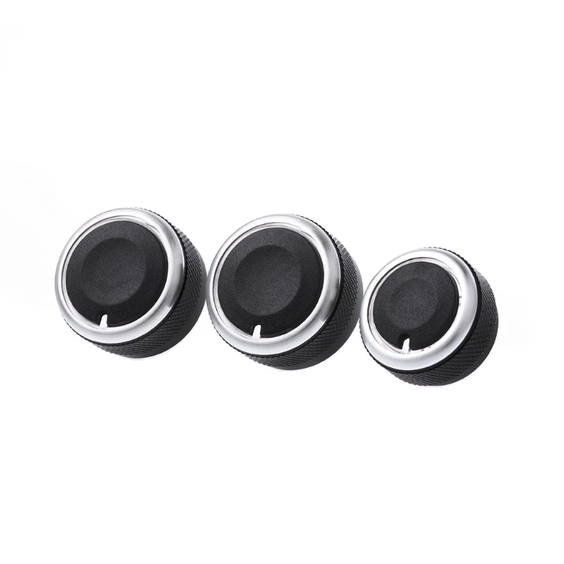 

3 Pcs A/C Air Condition Panel Control Switch Knob for MK6 Bora Golf 5