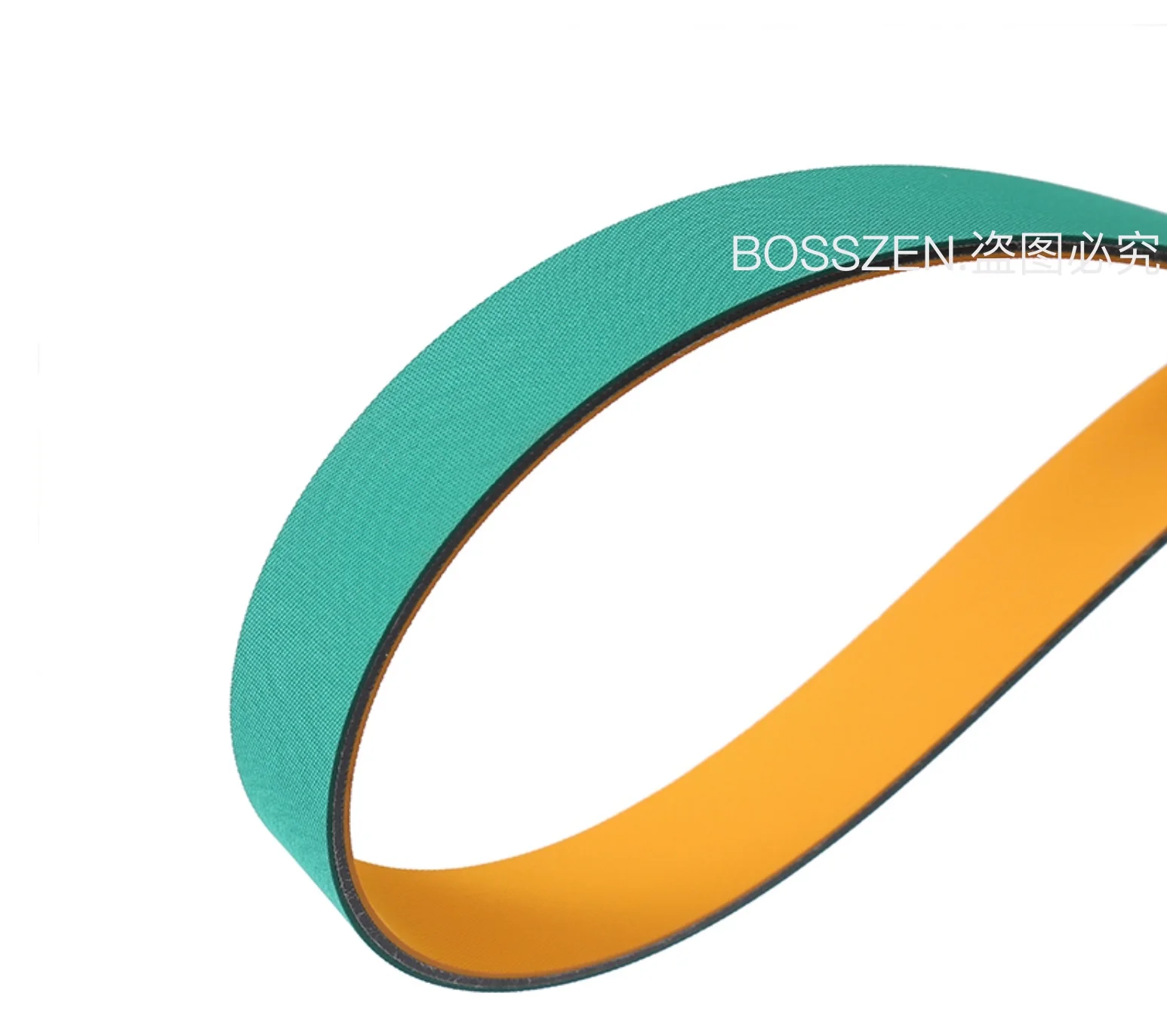 

Perimeter:1225x20x2mm Yellow Green Nylon Base Band High Speed Drive Conveyor Flat Belt