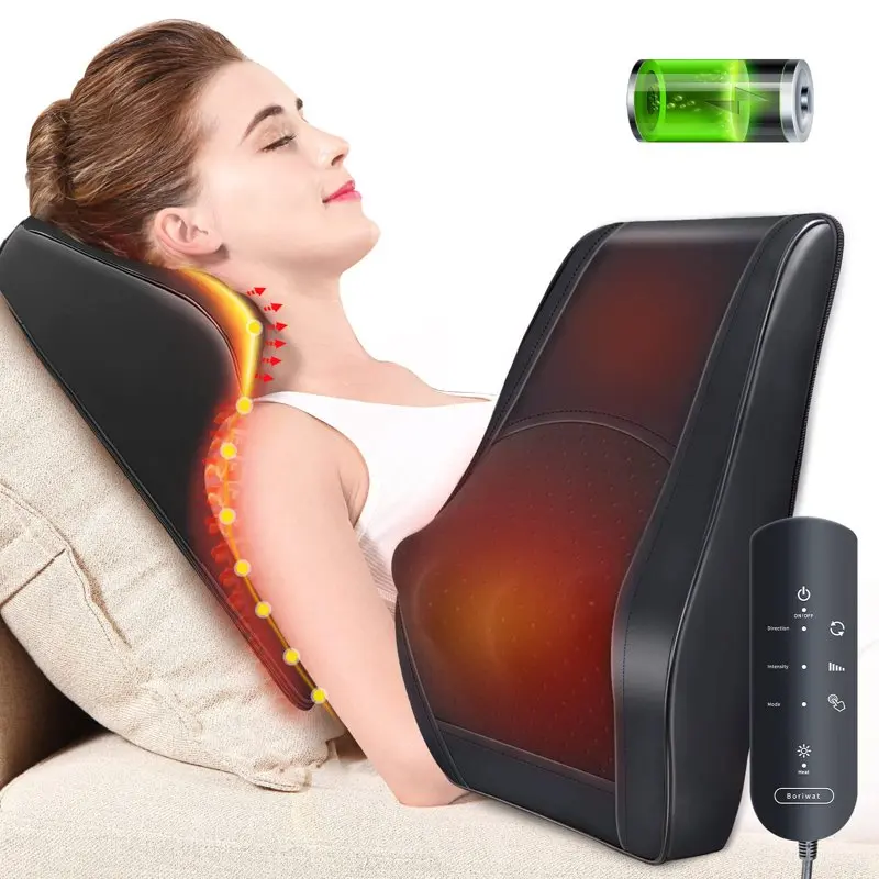 

Back Massager with Heat Shiatsu Back and Neck Massager Pillow for Pain Relief Massagers for Neck and Back Shoulder Leg Perf