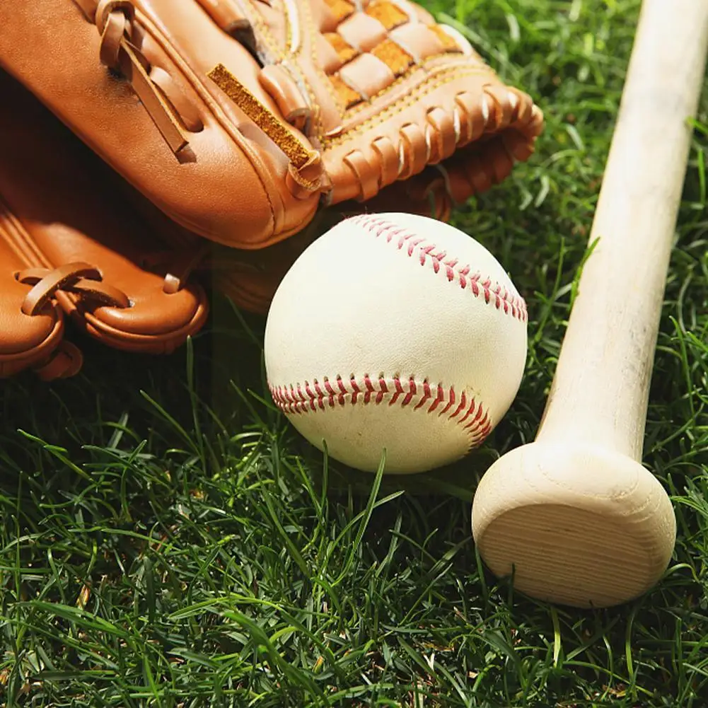 

Baseball No. 9 Softball Hardball Training Handmade Safety Balls Game Baseballs Kid Team Products Fitness Men's White Practi Q0w3