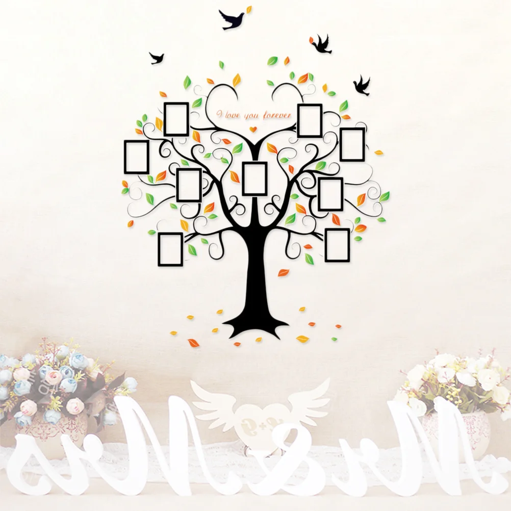 

Hanging Photo Picture Frames Para Cuartos Family Tree Photo Frames Heart Decor Genealogy Picture Frames Family Photos Poster