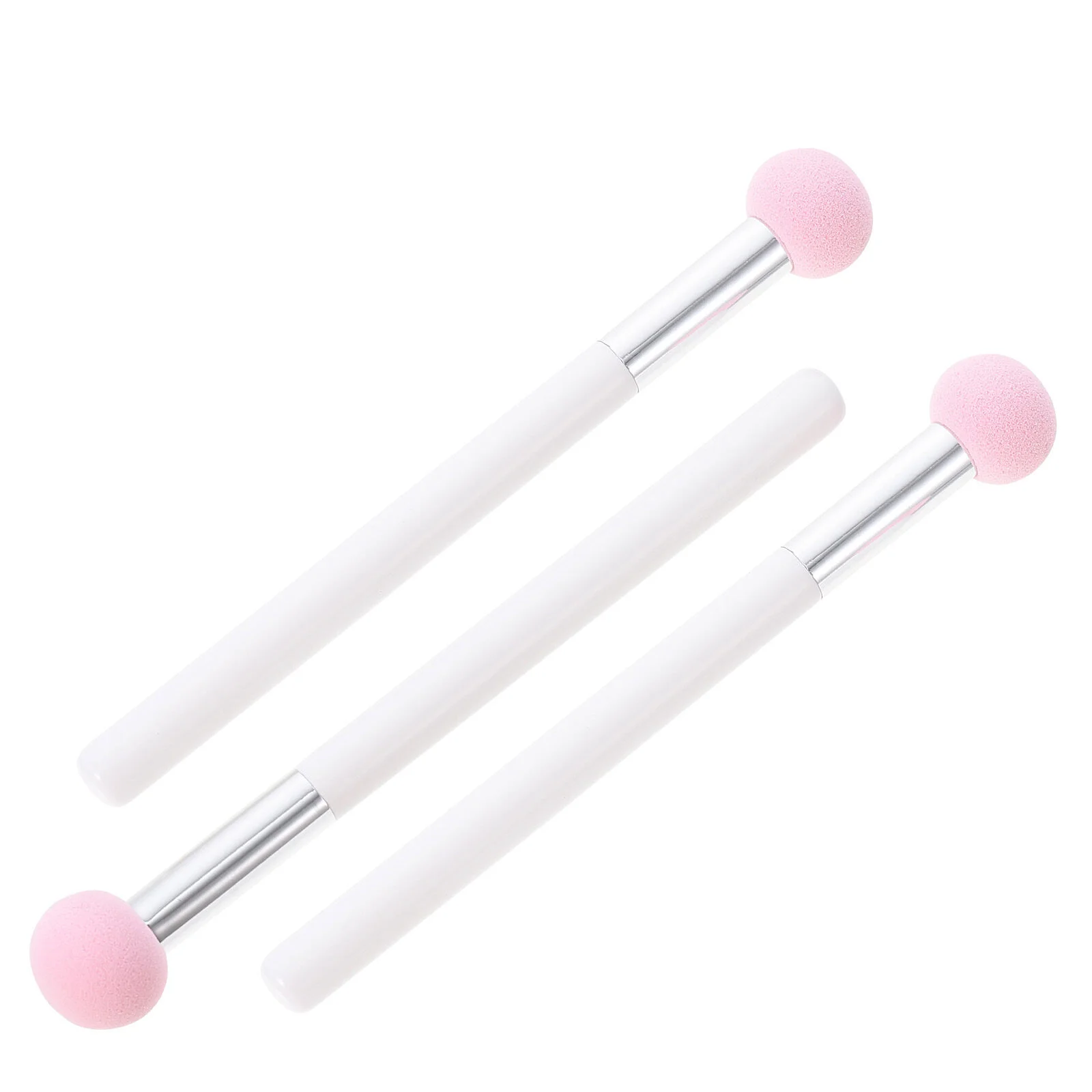 

3 Pcs Small Mushroom Head Concealer Sponge Brush Triangle Makeup Puff Powder Tools Non Latex Brushes Dry Wet Sponges