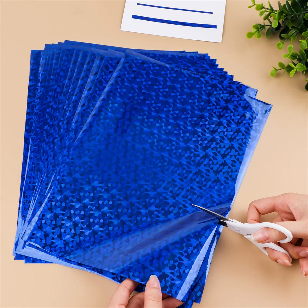 50 шт. красная черная зеленая синяя цветная фольгированная бумага с тонером для