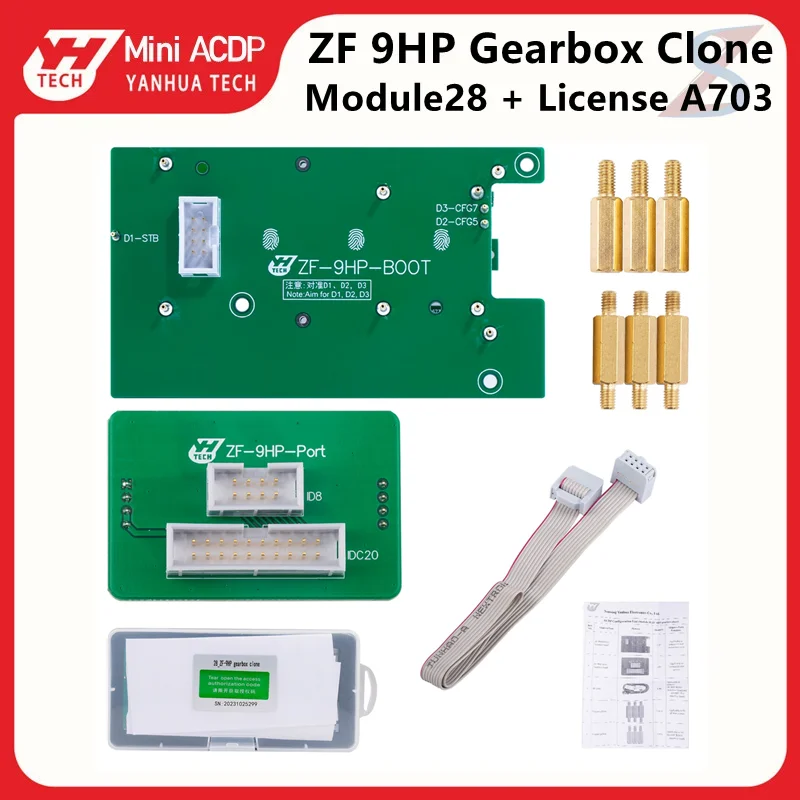 Yanhua Mini ACDP для ZF 9HP коробка передач режим загрузки клон модуля 28 ZF-9HP работает через