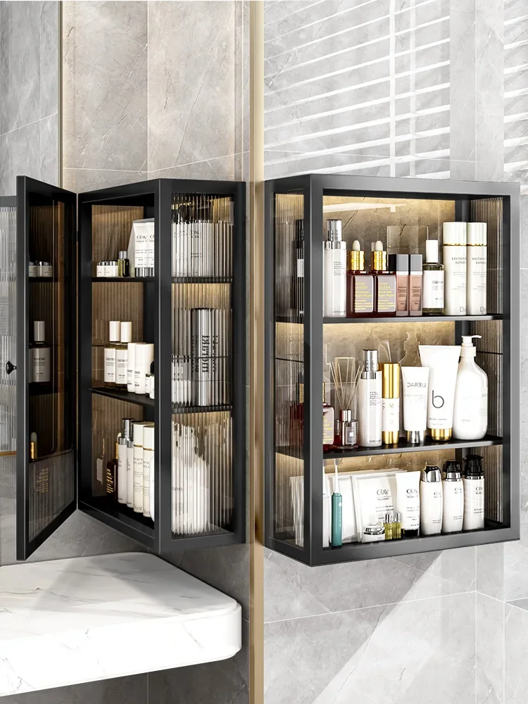 Роскошный немецкий стеллаж для хранения в ванную комнату настенный шкаф