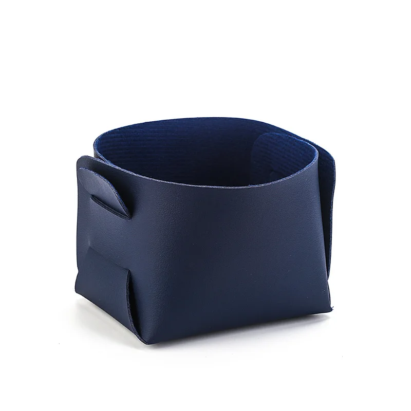 

Простой складной органайзер для хранения косметики из искусственной кожи для женской губной помады, кистей для макияжа, Личный Домашний Ор...