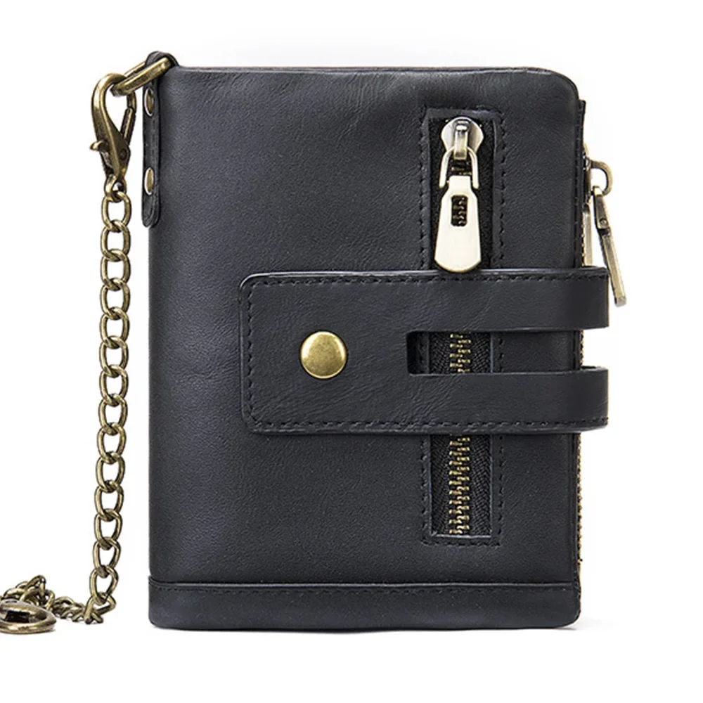 Хит продаж короткая кожаная многофункциональная сумка для карт на молнии