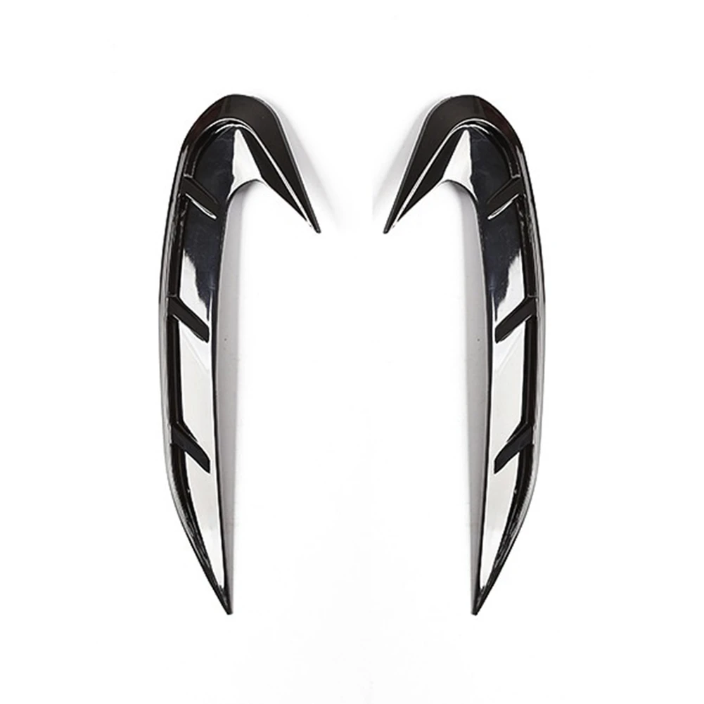 

For Audi- A3 A3L 2021 2022 Car Front Headlight Eyebrow Frame Cover Trim Decor Sticker Exterior Accessories, Black