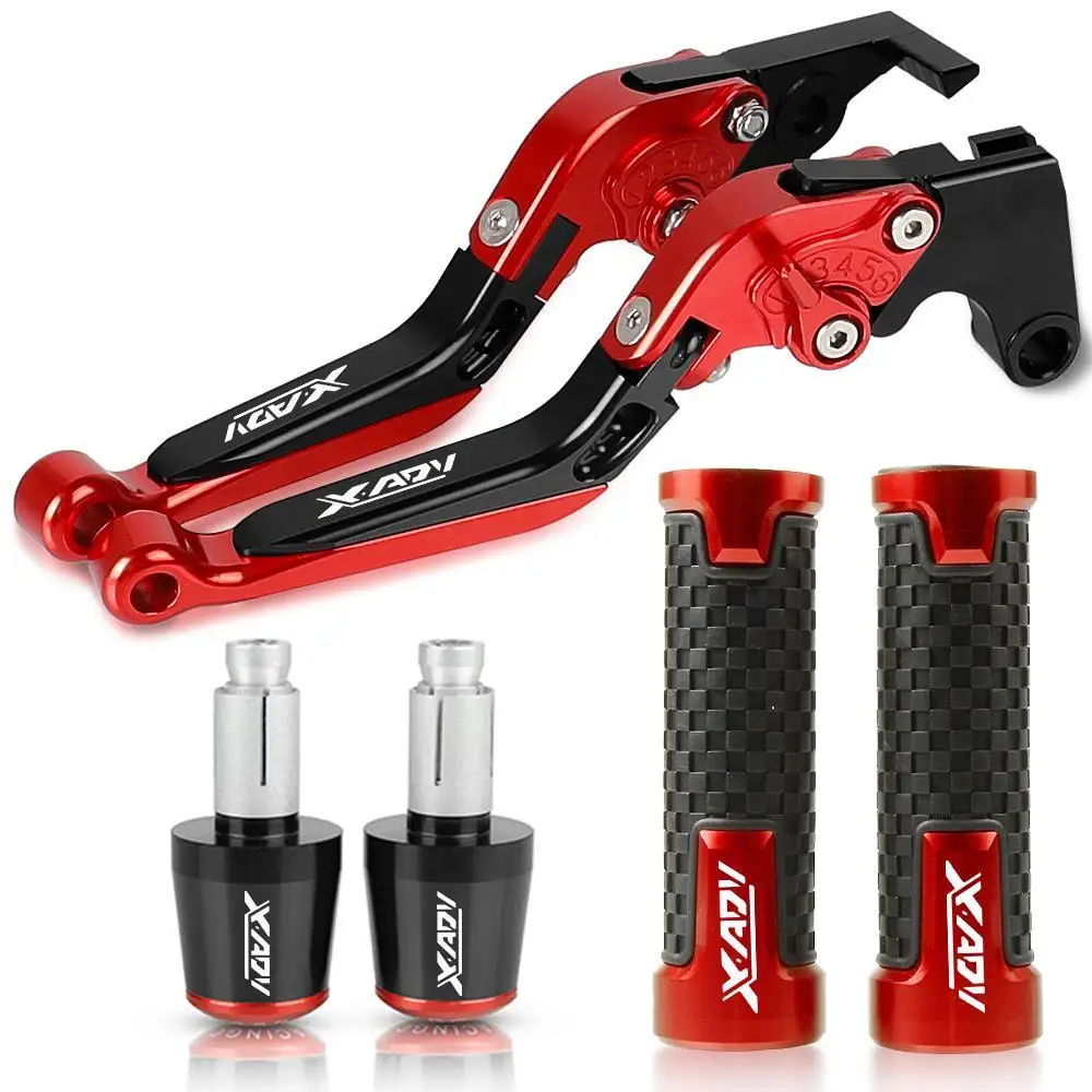 

For Honda XADV 750 X-ADV X ADV XADV750 X-ADV750 2017-2020 Motorcycle Brake Clutch Lever Extendable Handle Grips Handlebar Ends