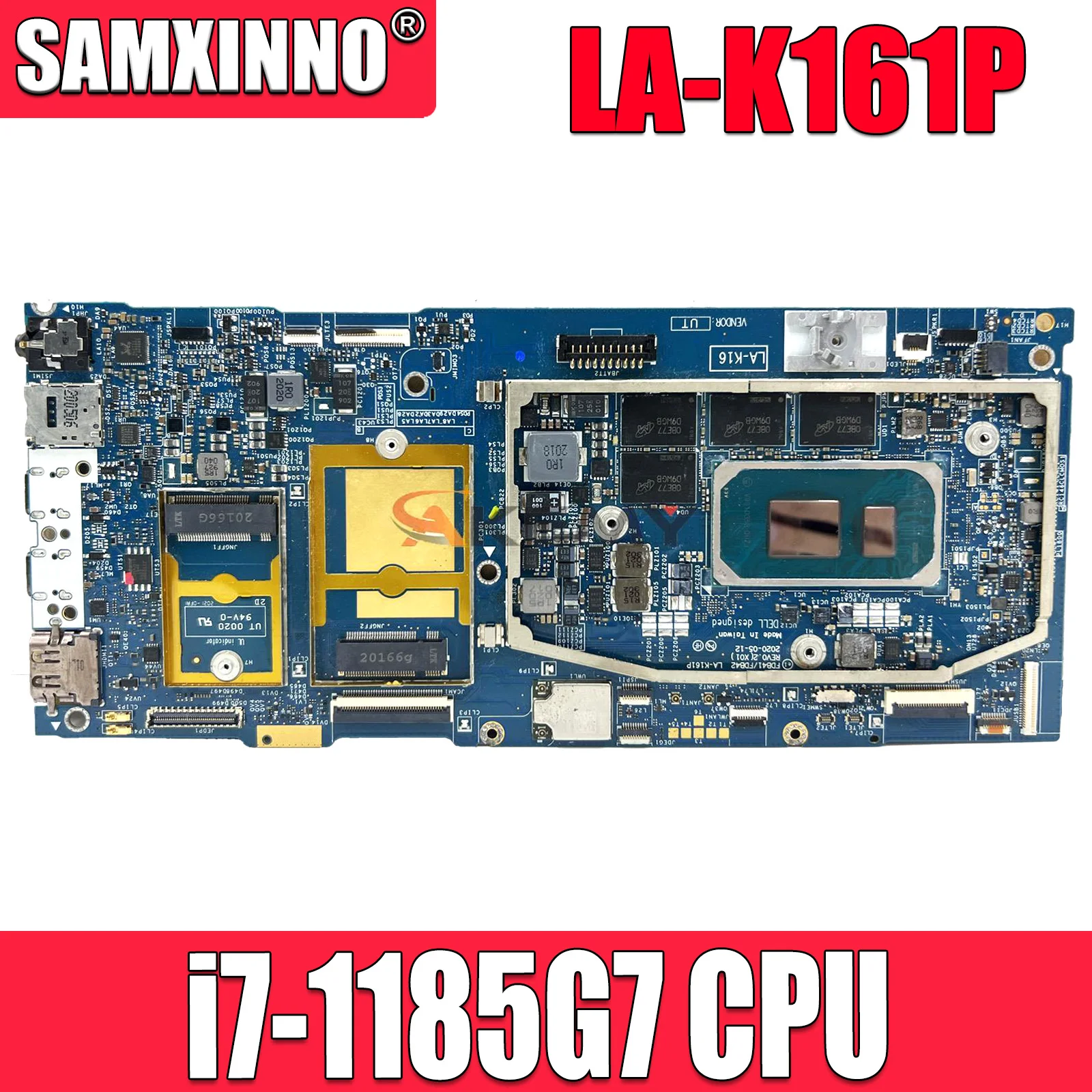 

For DELL 9420 Laptop Motherboard FDB41/FDB42 LA-K161P With SRK1F I7-1185G7 CPU Mainboard CN-0CP3KM 0CP3KM CP3KM 100% Tested