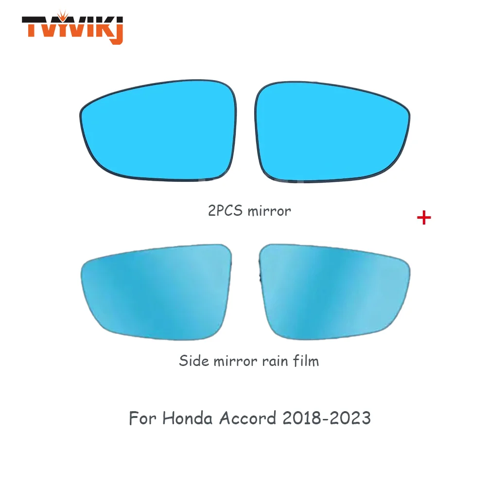 Стекло для бокового зеркала заднего вида 1000R + дождевая пленка Honda Accord 2018-2023 1 пара