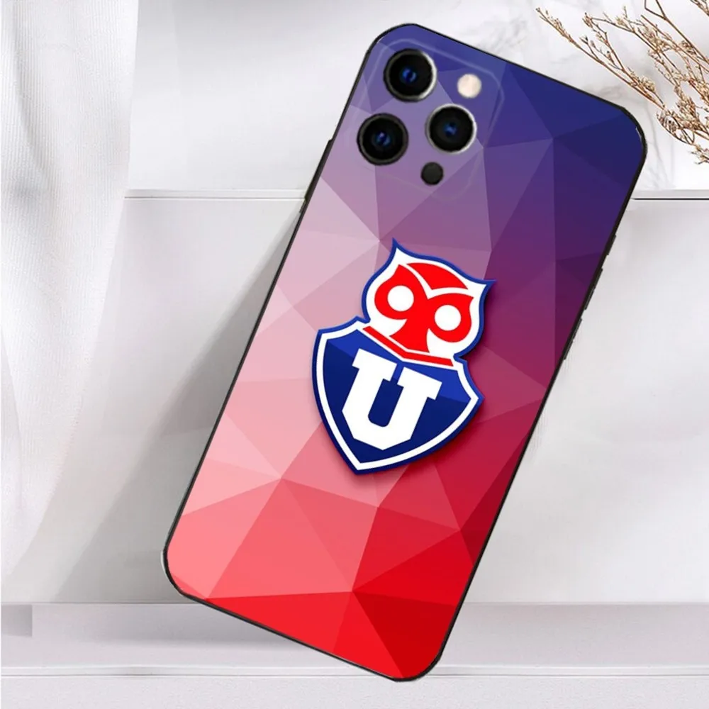 C-Chiles U-Universitys Logo Phone Case For iPhone 16 15 14 13 12 11 Plus Pro Max XS X XR SE Mini 8 7 Soft Silicone Black Cover