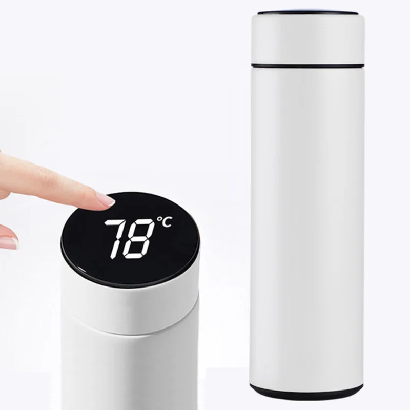 

New Creative Custom Thermos Mug With Smart Temperature Display Stainless Steel Water Cup