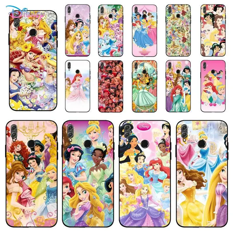 

Disney Princess Phone Case for Huawei Honor 10 i 8X C 5A 20 9 10 30 lite pro Voew 10 20 V30