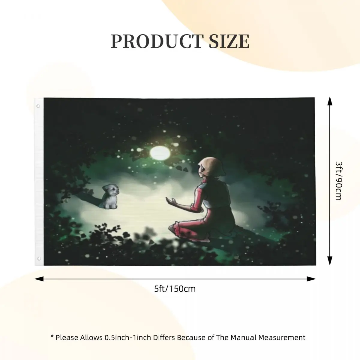 

Deep In The Woods Rests A Star Armand Michel Duplex Print One Flag For Decoration