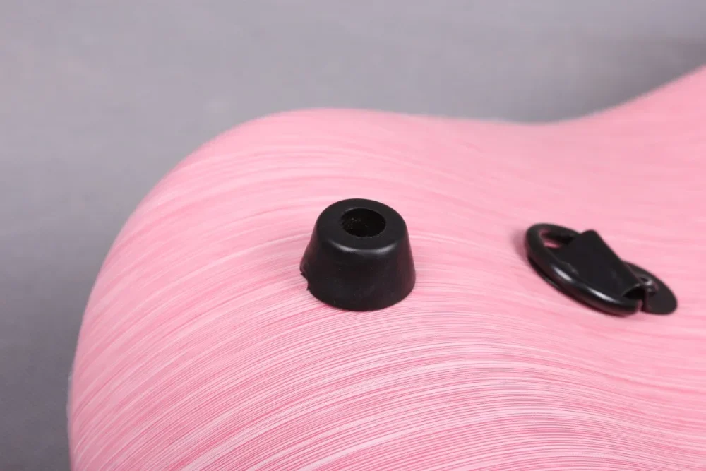 Стекловолоконная скрипка yinfente розового цвета 4/4 продолговатый Жесткий Чехол