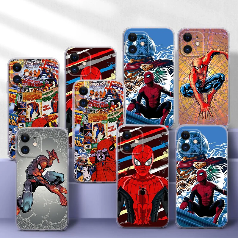 Мягкий чехол 40pij Marvel Spider Man для LG K71 K8 Plus K9 Lite Q510 K92 Q92 Stylo 6 7 V40 V50 V60 G9 X4 Q61 Q60