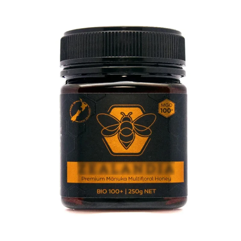 

New Zealand Premium Manuka Multifloral Honey MGO100+ is pure and natural to enhance gastrointestinal regulation 250g