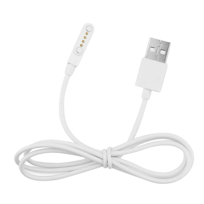 

Лидер продаж! Зарядный кабель USB 2,0 штекер к 4-контактному магнитному зарядному кабелю шнур для умных часов GT88, GT68, KW08, KW18, KW88, KW98