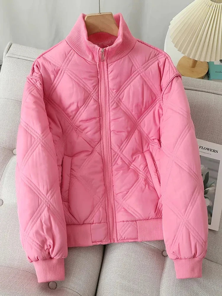 

Casual Warm Down Coats Korean Streetwear Jaqueta Puffer Casaco Puffer Thickened Chaqueta Winter New Trend Baseball Cotton Jacket