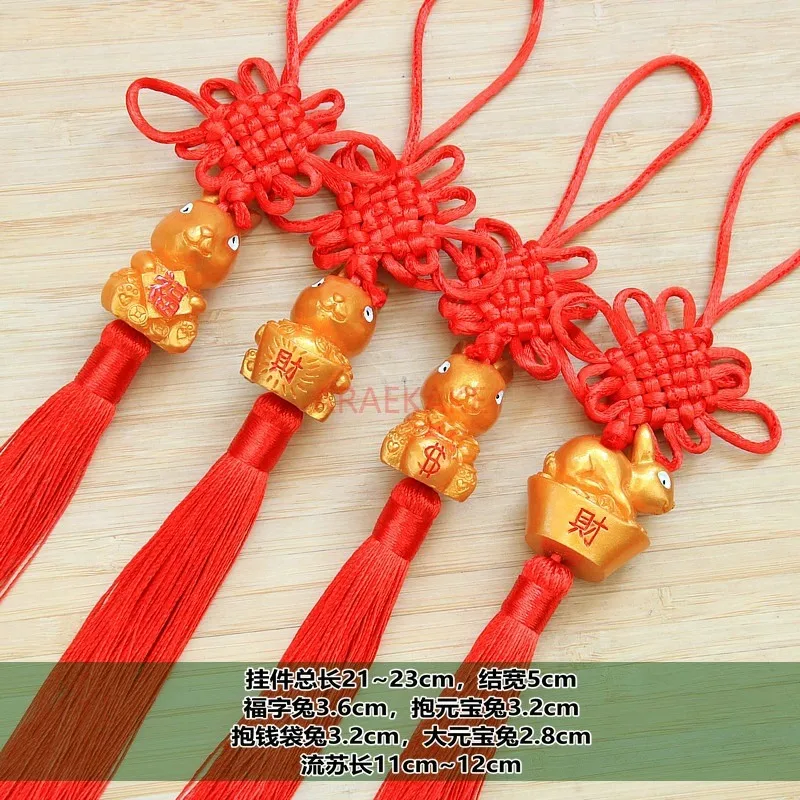 1 шт. китайские Новогодние украшения подвески-змеи на удачу красные подвесные