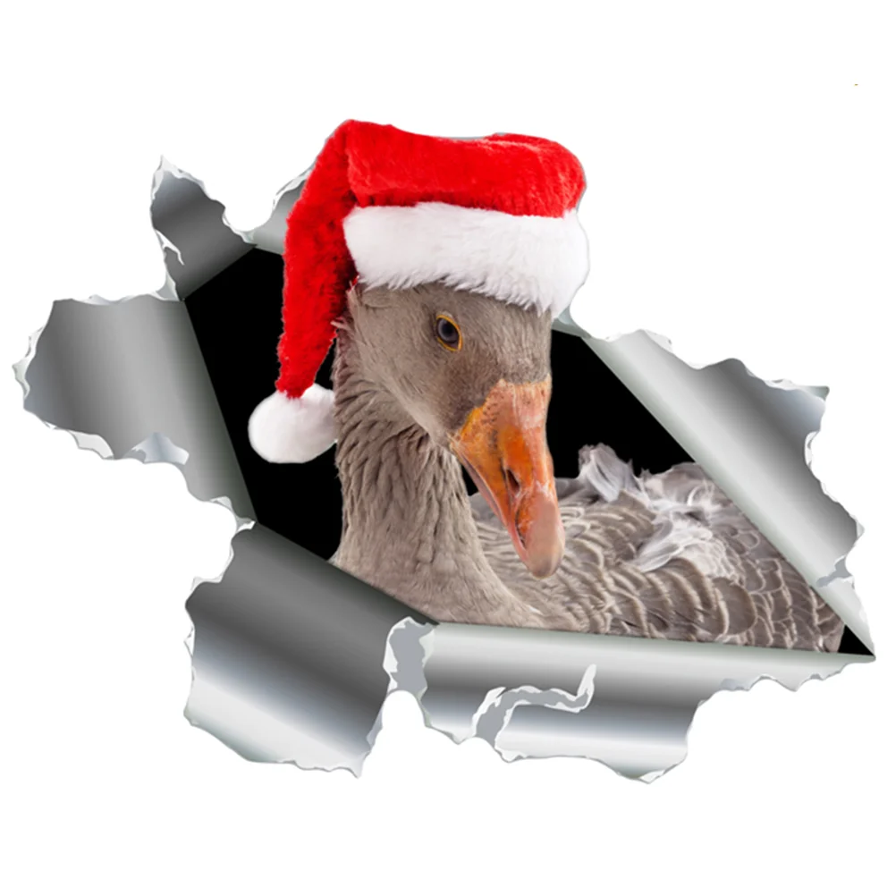 

Magnetic Car Sticker Creative Spoof Car Decal Household Fridge Sticker Christmas Decor