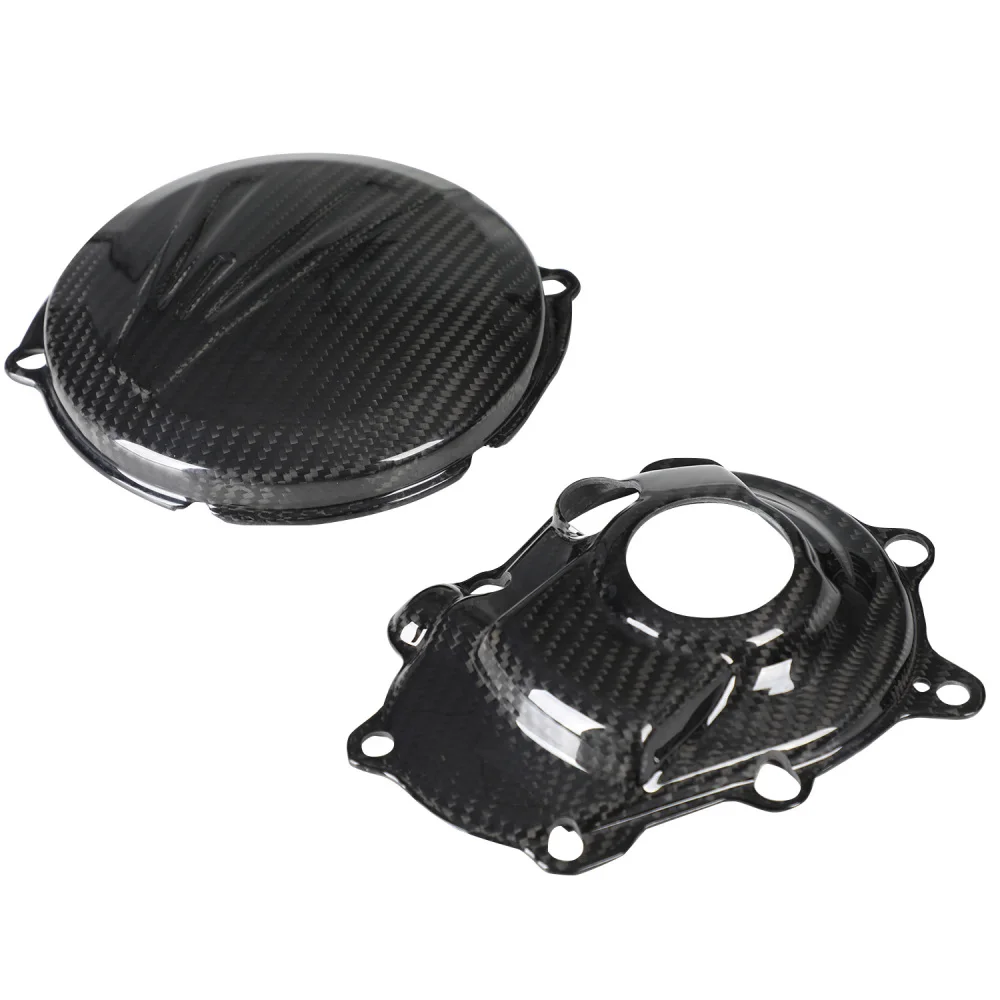 

Крышка двигателя Funparts для YZ250F WR250F, аксессуары для мотоциклов из настоящего углеродного волокна, защита двигателей YZ WR 250F 2021-2024