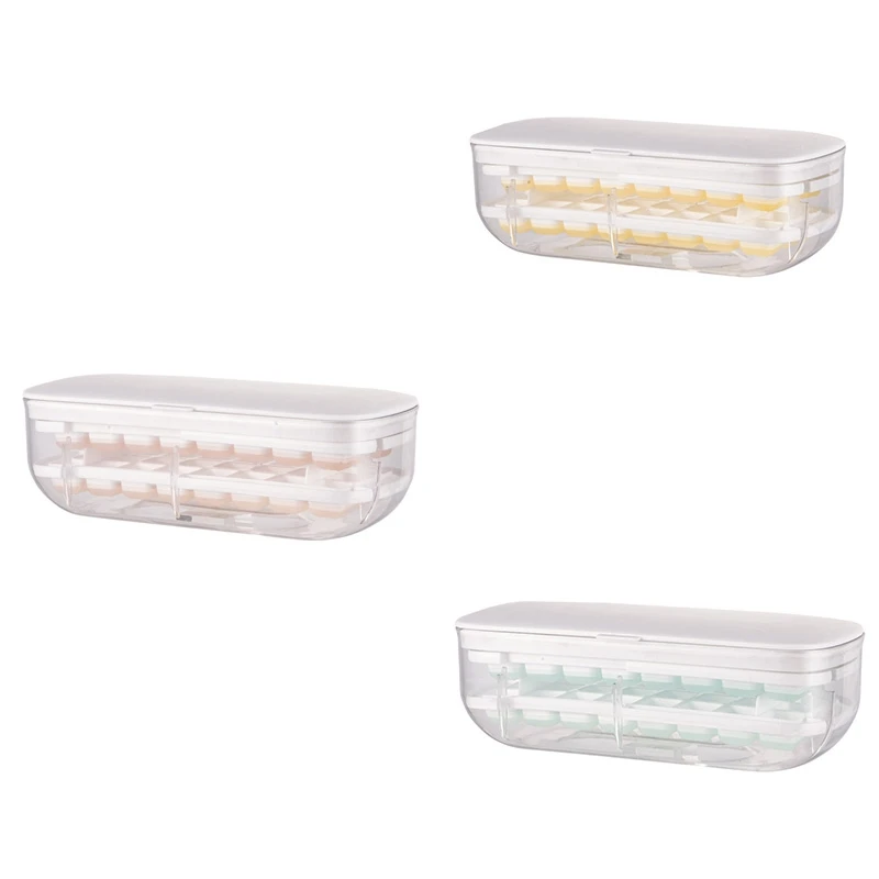 

Форма для заморозки льда, коробка для льда, лоток для льда, быстрая морозильная камера с крышкой, холодильник, креативная коробка для домашн...