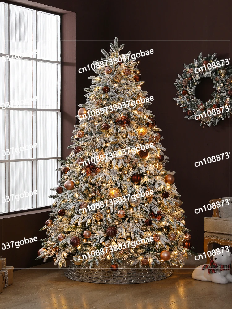 Роскошная большая рождественская елка Gangheng для дома 1 5/1 метра скандинавские